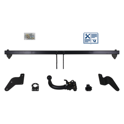 AUTO-HAK Towbar detachable incl. TowTec electrical set 7pins universal