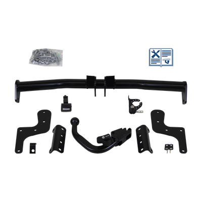 Brink Towbar detachable Towball inserted slanted from below