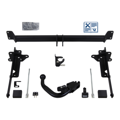 Brink Towbar detachable incl. TowTec electrical set 7pins universal