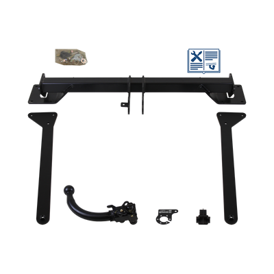AUTO-HAK Towbar detachable Towball inserted from the rear