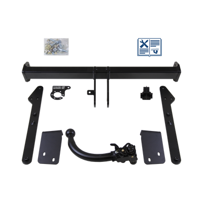 AUTO-HAK Towbar detachable incl. TowTec electrical set 7pins universal