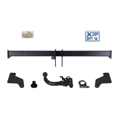 AUTO-HAK Towbar detachable Towball inserted from the rear