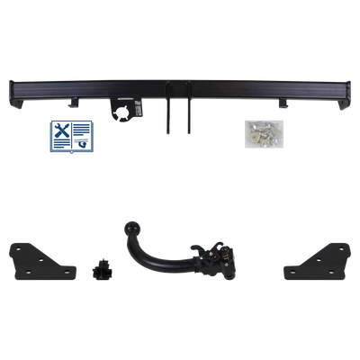 AUTO-HAK Towbar detachable Towball inserted from the rear