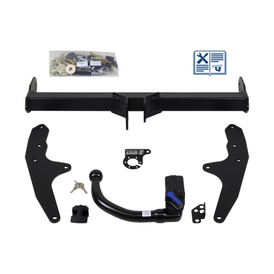 AUTO-HAK Towbar detachable Towball inserted from below