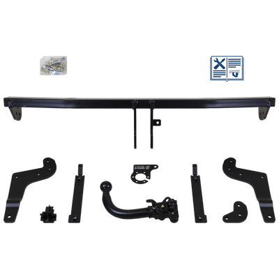 AUTO-HAK Towbar detachable incl. TowTec electrical set 7pins universal