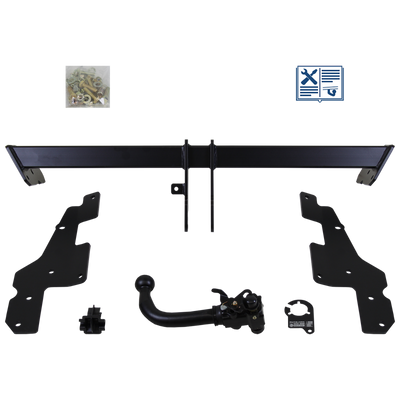 AUTO-HAK Towbar detachable incl. TowTec electrical set 7pins universal