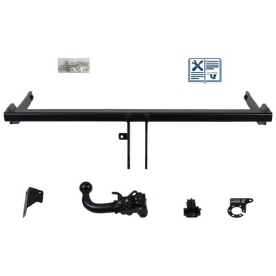 AUTO-HAK Towbar detachable incl. TowTec electrical set 7pins specific