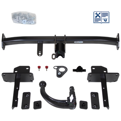 Oris Towbar detachable incl. TowTec electrical set 7pins universal