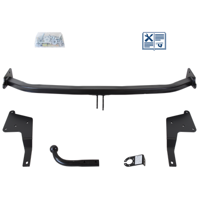 Hak-Pol Towbar rigid incl. ECS electrical set 7pins specific