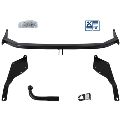 Hak-Pol Towbar rigid incl. TowTec electrical set 7pins universal