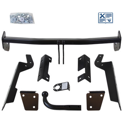 Hak-Pol Towbar rigid incl. TowTec electrical set 7pins specific