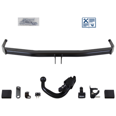 Brink Towbar detachable incl. TowTec electrical set 7pins specific