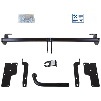 Hak-Pol Towbar rigid with screwed-on ball head
