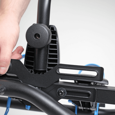 Extension Hapro bike carrier fold-down function