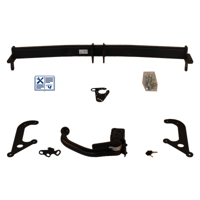 GDW Towbar detachable incl. TowTec electrical set 7pins specific