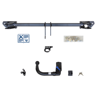 AUTO-HAK Towbar detachable incl. TowTec electrical set 7pins specific