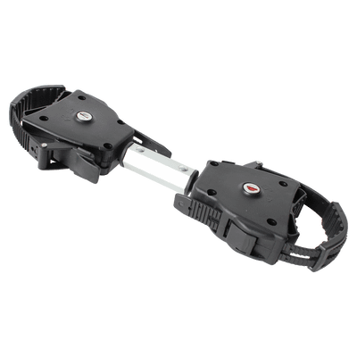 Holding bracket on both sides for F.lli Menabo bike carriers