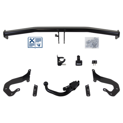 Brink Towbar detachable incl. TowTec electrical set 7pins universal