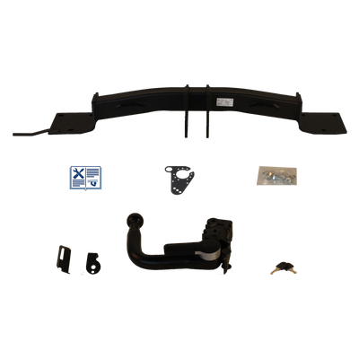 GDW Towbar detachable incl. TowTec electrical set 7pins specific