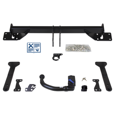 AUTO-HAK Towbar detachable incl. TowTec electrical set 7pins specific