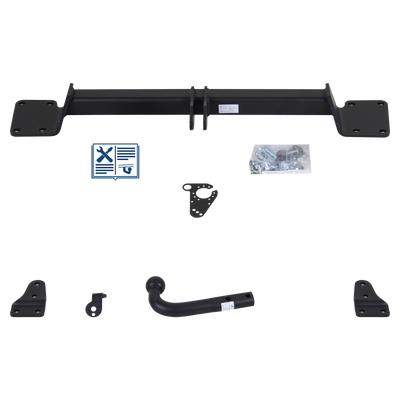 GDW Towbar rigid incl. TowTec electrical set 7pins specific