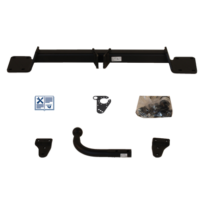 GDW Towbar rigid incl. TowTec electrical set 7pins specific