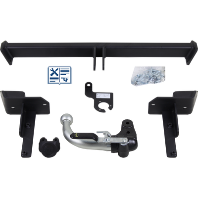 GDW Towbar detachable Towball inserted from the rear