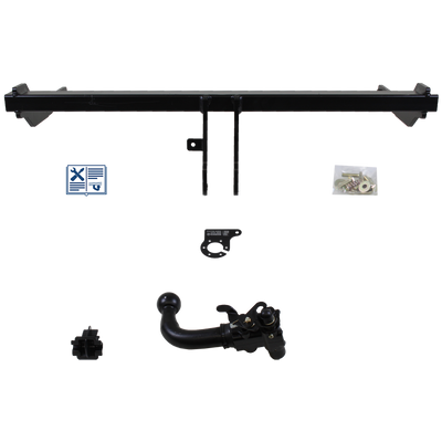 AUTO-HAK Towbar detachable Towball inserted from the rear