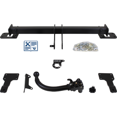 AUTO-HAK Towbar detachable incl. TowTec electrical set 7pins universal