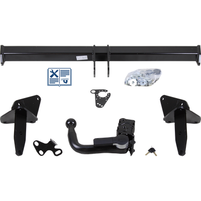 GDW Towbar detachable Towball inserted from below