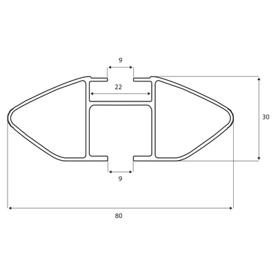 Roof Rack G3 Clop airflow 127 cm