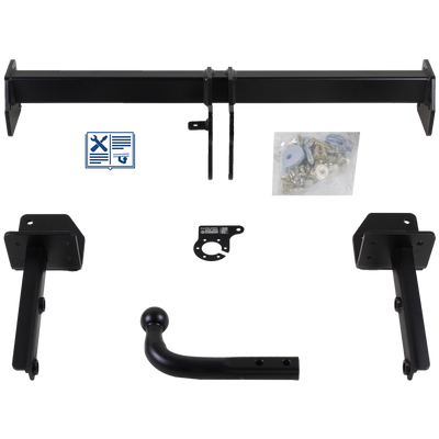 AUTO-HAK Towbar rigid incl. TowTec electrical set 7pins universal