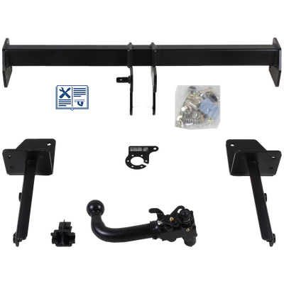 AUTO-HAK Towbar detachable incl. TowTec electrical set 7pins specific