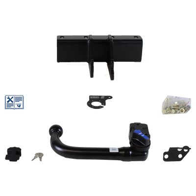 AUTO-HAK Towbar detachable Towball inserted from below