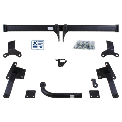GDW Towbar rigid incl. TowTec electrical set 7pins universal