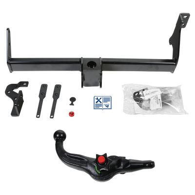 Westfalia Towbar detachable Towball inserted from the rear