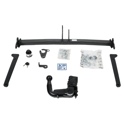 GDW Towbar detachable incl. TowTec electrical set 7pins specific