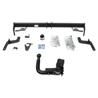 GDW Towbar detachable incl. TowTec electrical set 7pins universal