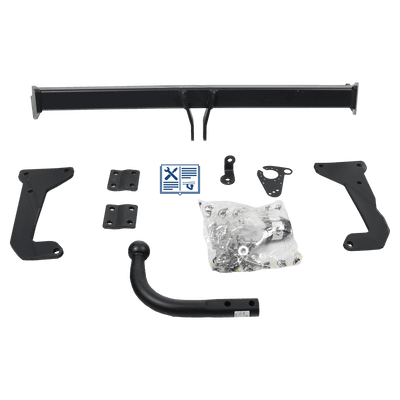 GDW Towbar rigid incl. TowTec electrical set 7pins specific