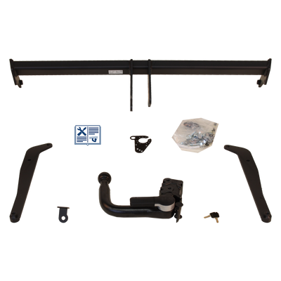 GDW Towbar detachable Towball inserted from below