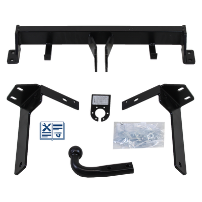 Hak-Pol Towbar rigid with screwed-on ball head