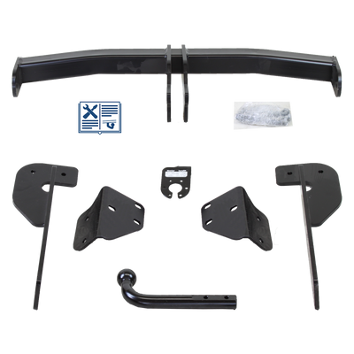 TowCar Towbar rigid with screwed-on ball head