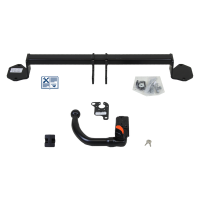 TowCar Towbar detachable Towball inserted from below