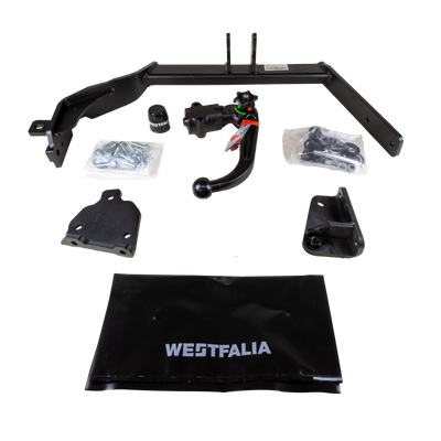 Westfalia Towbar detachable incl. TowTec electrical set 7pins universal
