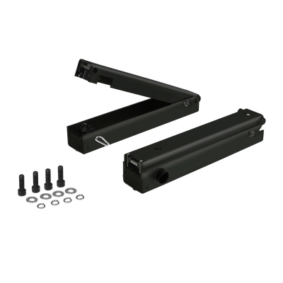 Extension of the fold-down function bicycle carrier Eufab BC260