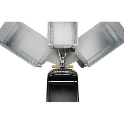 Universal double step 3-piece for towing brackets
