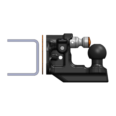 Universal ball head 2-hole / 4-hole