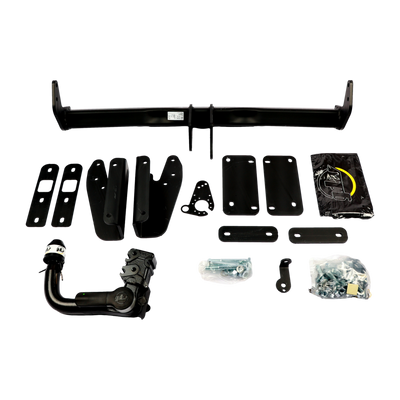 GDW Towbar detachable incl. TowTec electrical set 7pins universal