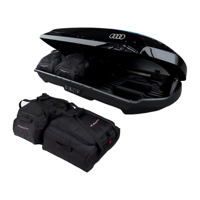 Buy VDP Roof Box White AA580 Duo Large Roof Box Lockable Roof Bar - View #7