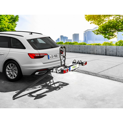 Loading ramp for bicycle carrier